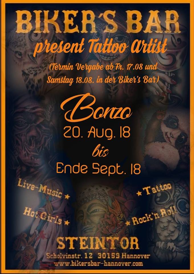 Bikers Bar Hannover Steintor Tattoo Artist